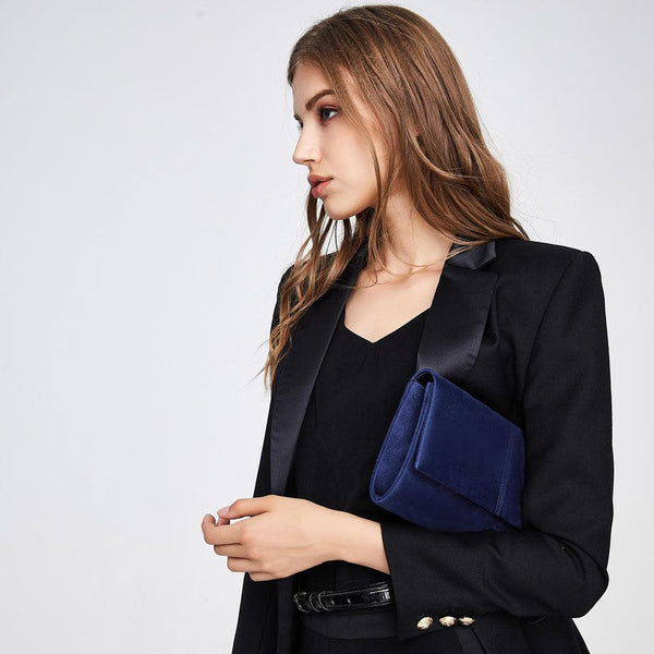 Clutch for Women Crossbody Shoulder Bag Navy Blue
