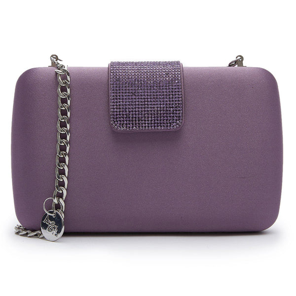 ava&lina purple clutch purse for women