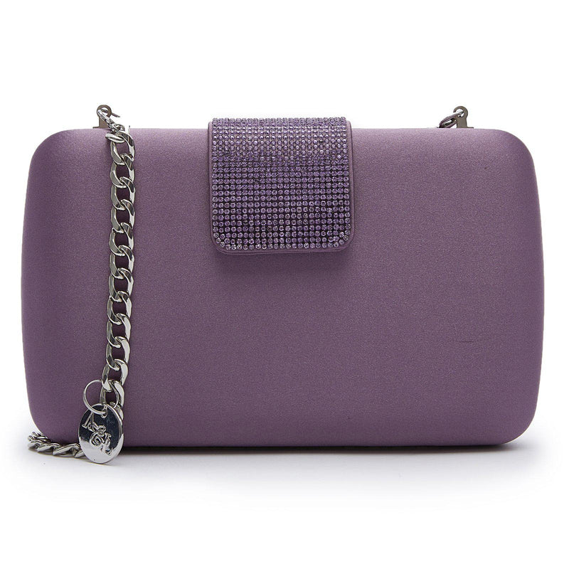 ava&lina purple clutch purse for women